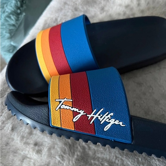 Tommy Hilfiger Roomie Slide Sandals - Imperial Blue - Picture 9 of 11